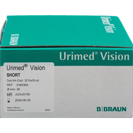 URIMED VISION urinario preservativo 25mm corto 30uds