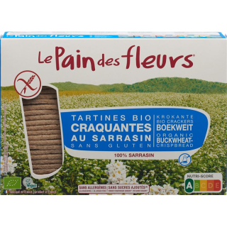 Pan de flores de trigo sarraceno sin azúcar y sin sal ecológico sin gluten (12