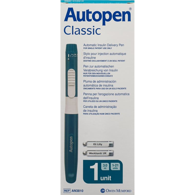 Autopen Classic enjeksiyon cihazı 1er adım