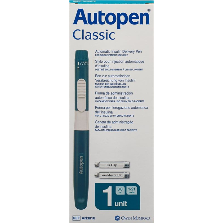 Autopen Classic инъекциялық құрылғы 1er қадамдар