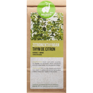 Dixa lemon thyme organic rubbed 50 g