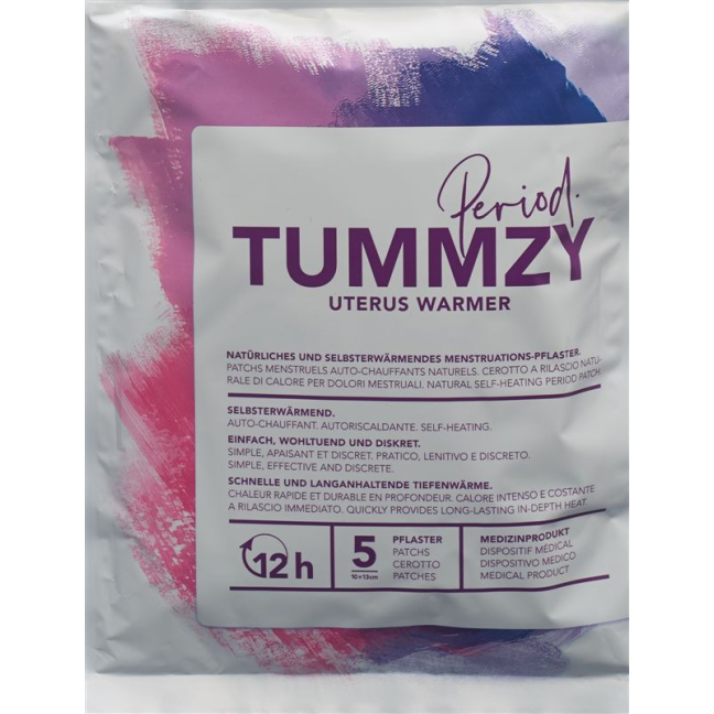 TUMMZY Mens Pflaster: Fast and Long-Lasting Menstrual Cramps Relief