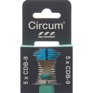 Top Caredent Circum 9 CDB-9 escova interdental turquesa >2,6mm 5