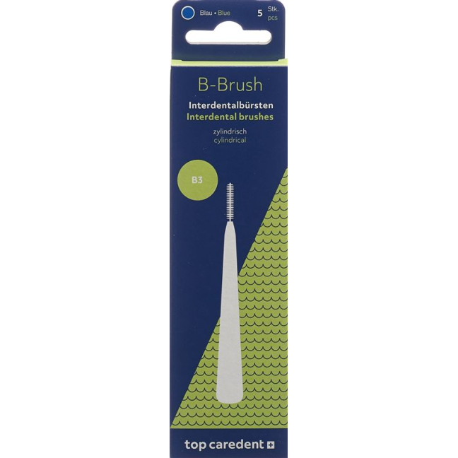 Top Carent B3 IDBG-B diş arası fırçası mavi >1,6 mm 5 adet