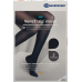 VenoTrain MICRO A-G KKL2 XL plus / long open toe black adhesive tape tufts 1 pair