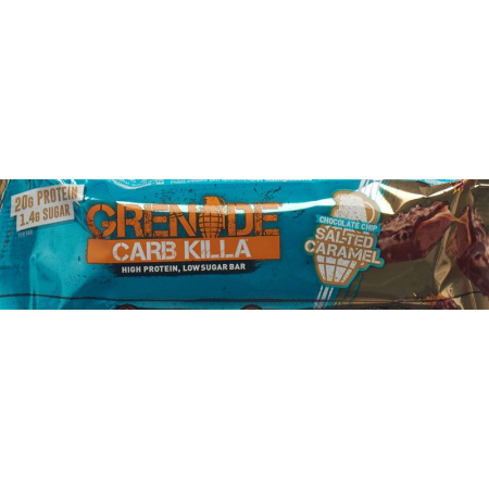 GRENADE Carb Killa Bars Choco Chip тұздалған автокөлік