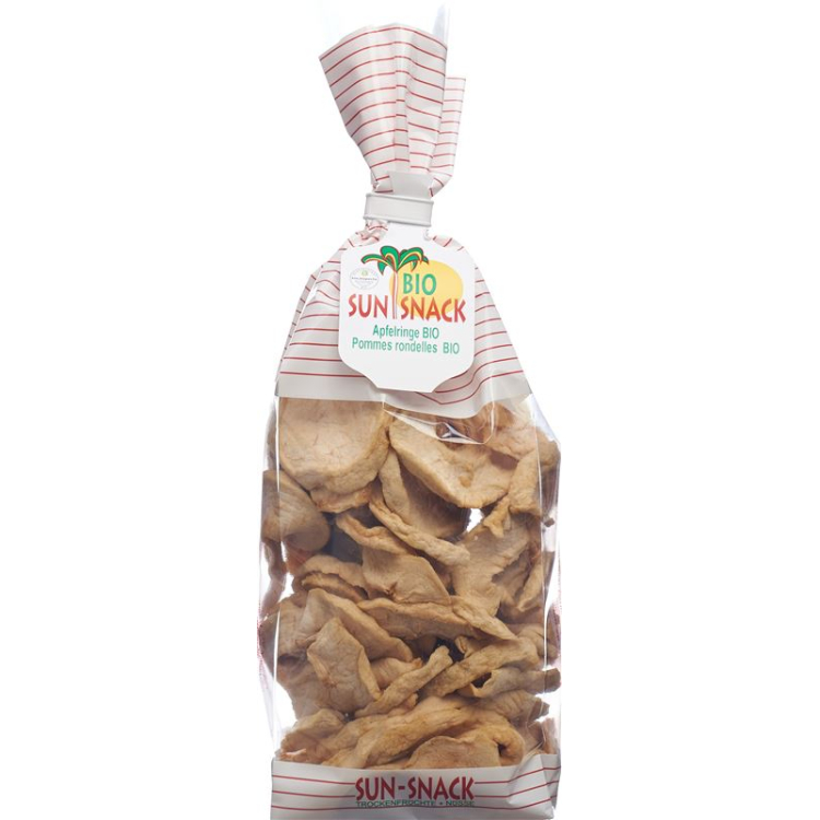 Organic Sun Snack krążki jabłek ekologiczny worek 150 g