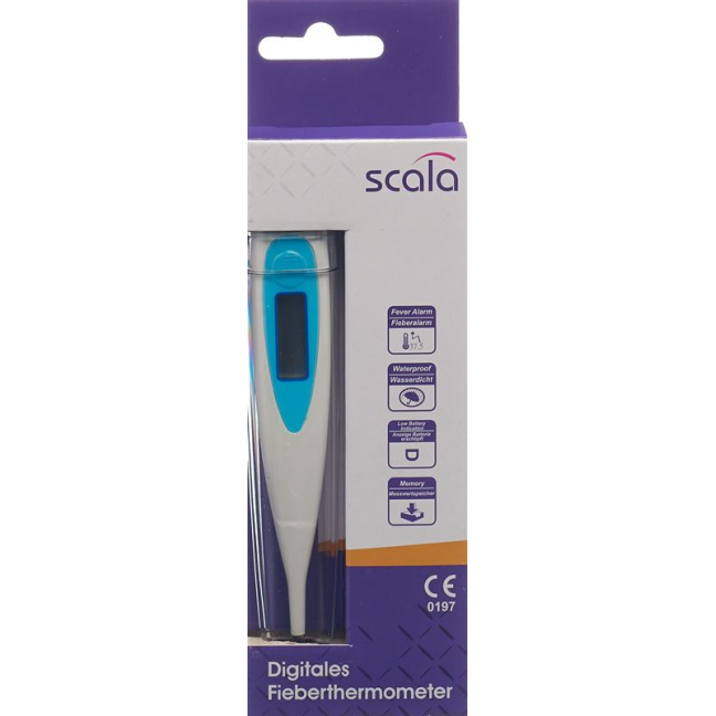 Scala Digital Thermometer SC 17 Basic Blau
