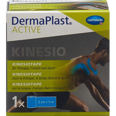 DERMAPLAST 액티브 키네시오테이프 5cmx5m 블루