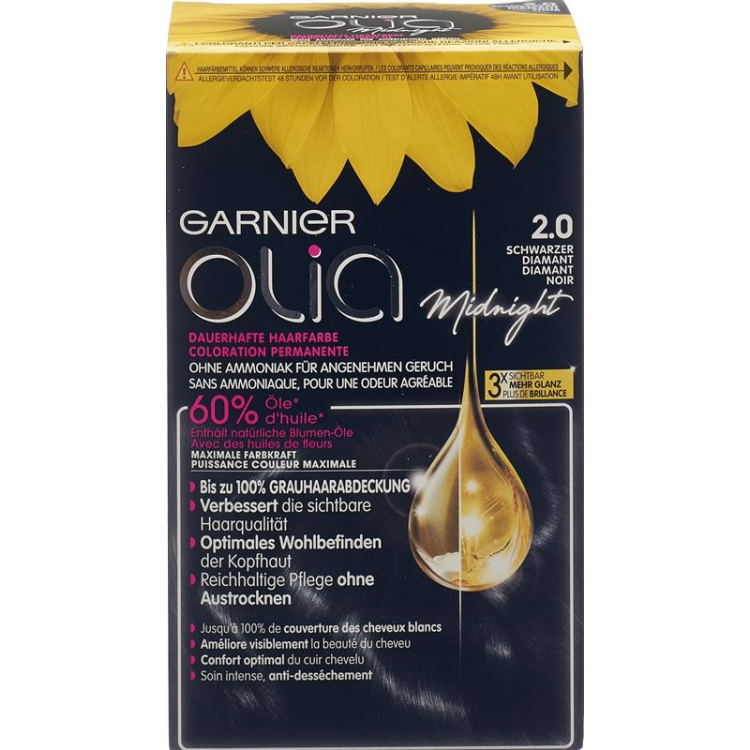 Olia Hair Color 2.0 Black Diamond