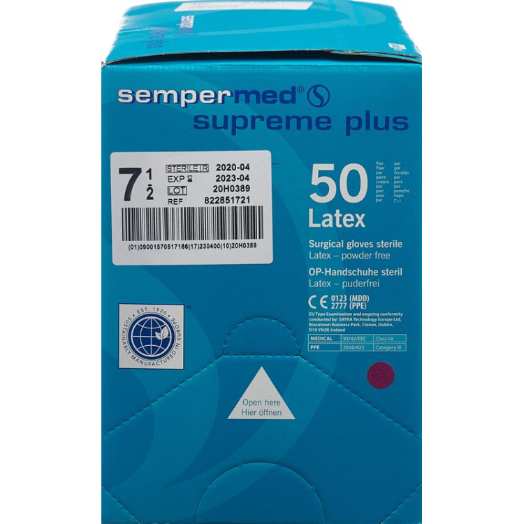 SEMPERMED Supreme Plus OP Handschu 7,5 g