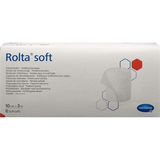 ROLTA SOFT Wattebinde 10cmx3m sünteetiline