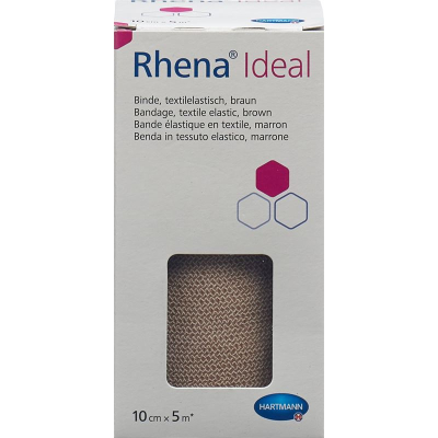 Rhena ideal elastische binde 10cmx5m hautf