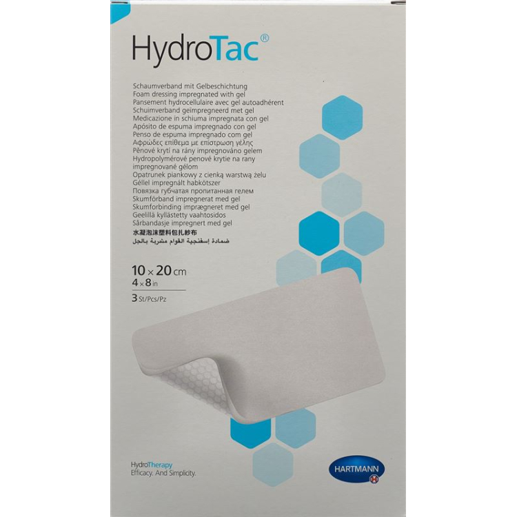 HydroTac obloga za rane 10x20cm sterilna 3 kos