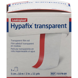 Hypafix transparentní 5cmx10m nesterilní Role