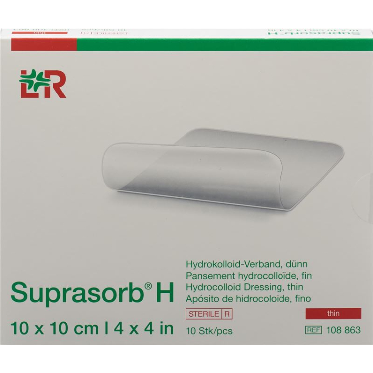 Suprasorb H thin 10x10cm 10 pcs