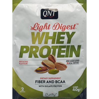 Qnt light digest whey protein pistachio bag 40 g