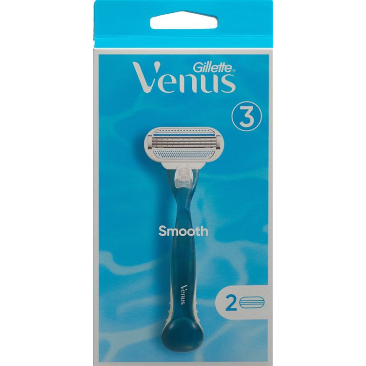 GILLETTE Venus Smooth Rasierapparat 2 Klingen