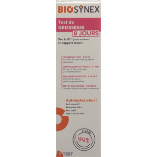 BIOSYNEX pregnancy test 8 days