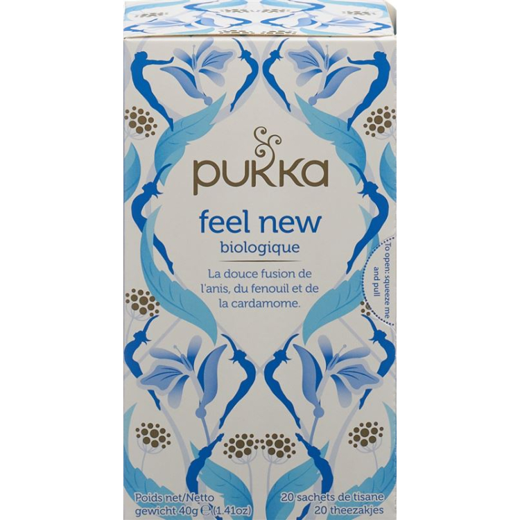 Pukka Feel New Thé bio français Btl 20 pcs