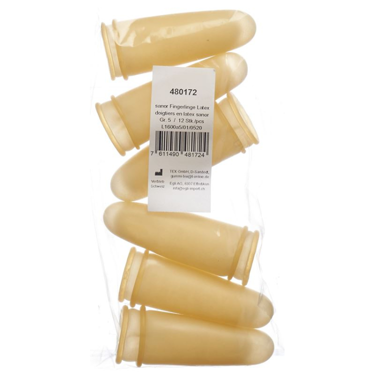 SANOR Fingerling Latex Gr5 lightly powdered