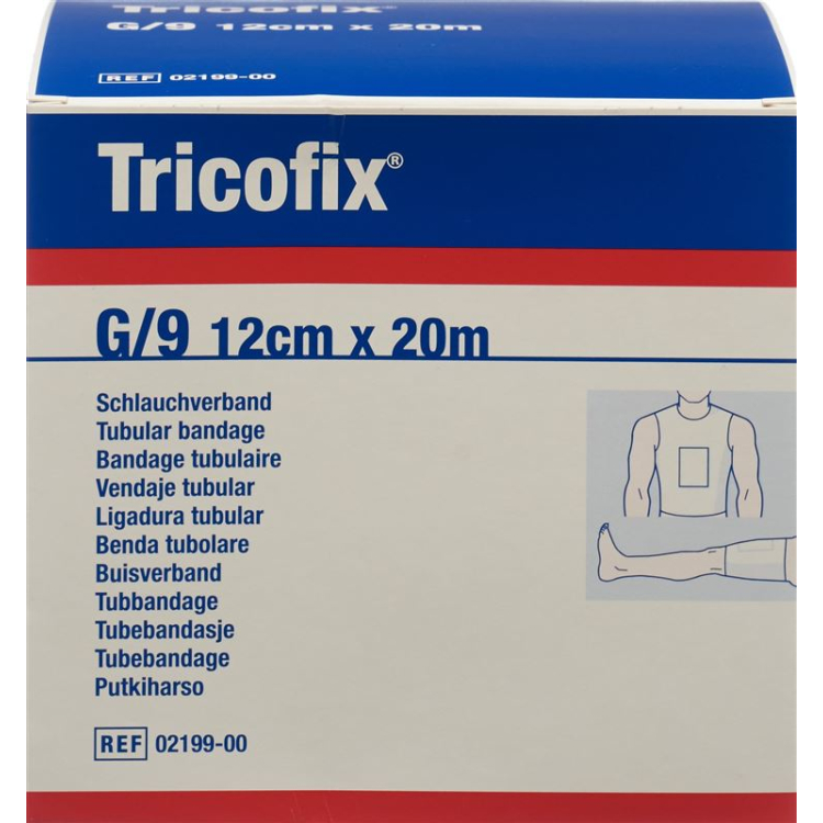 TRICOFIX slangverband maat 9-12cm/20m