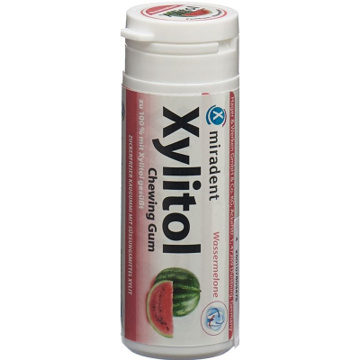 MIRADENT Xylitol Kaugummi Wassermelon