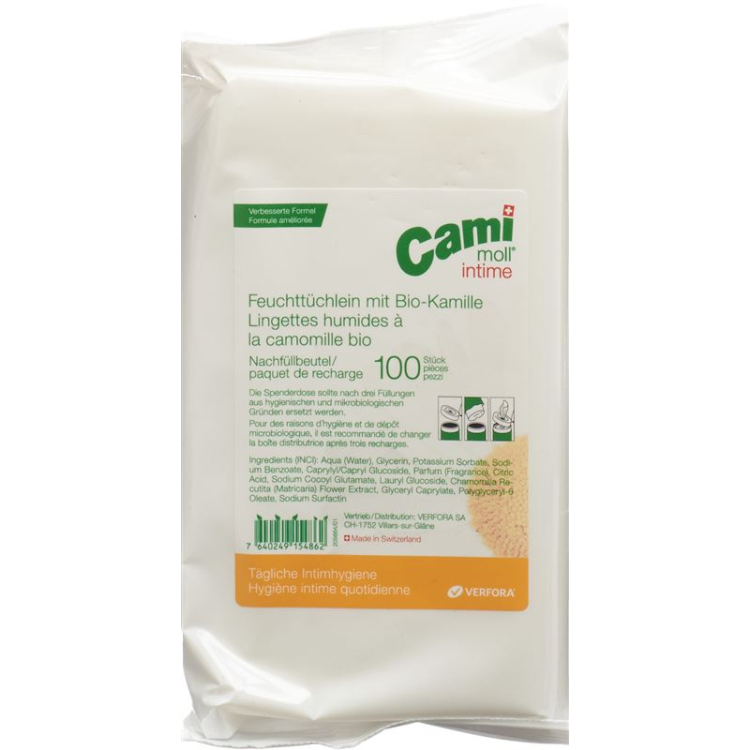 CAMI MOLL intimate wet wipes refill NF