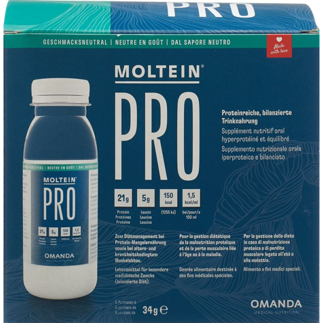 Moltein PRO 1,5 Geschmacksneutral Ds 340 γρ