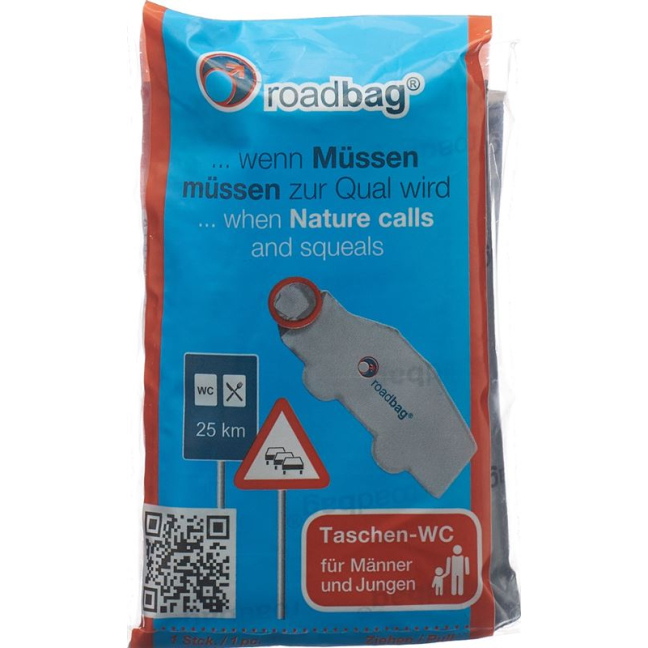 roadbag pocket urinal for men 700ml for single use only 46 g in weight