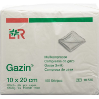 GAZIN Mullkcompressen 10x20cm 12f/17f o RK