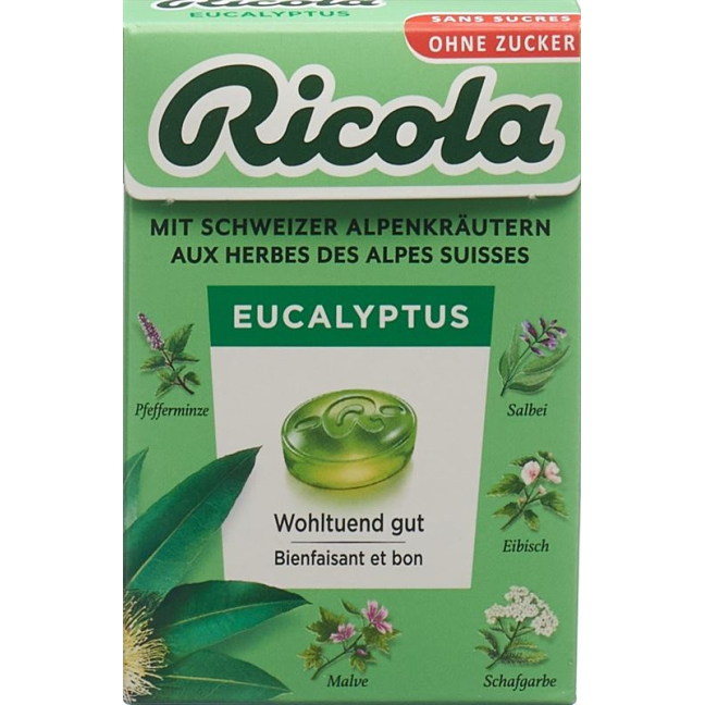 RICOLA Eucalyptus Bonbons oZ m Stevia