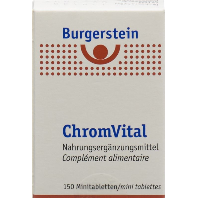 Burgerstein Chromvital tablete 150 kosov