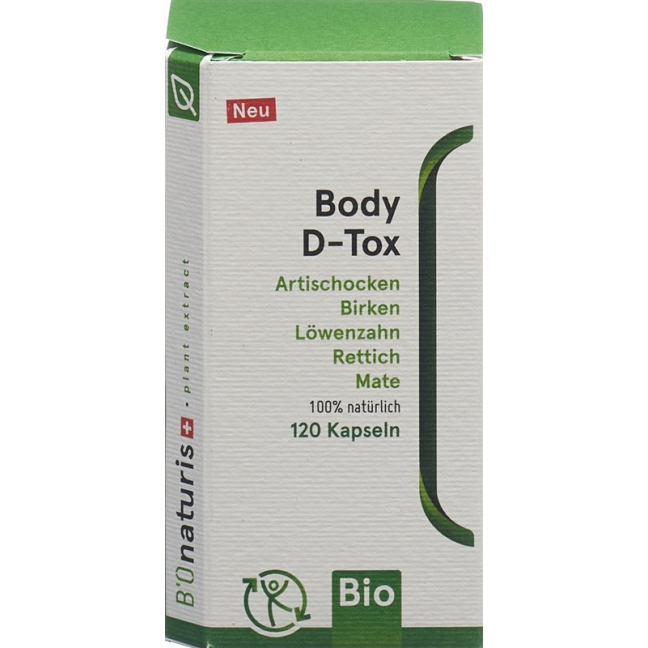 BIONATURIS Body D-Tox Caps Organic