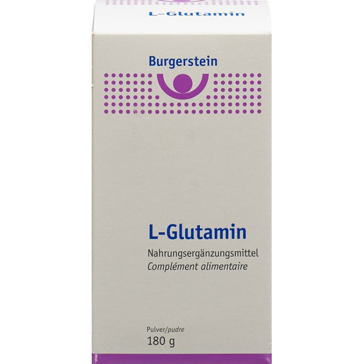 ម្សៅ Burgerstein L-Glutamin អាច 180 ក្រាម។