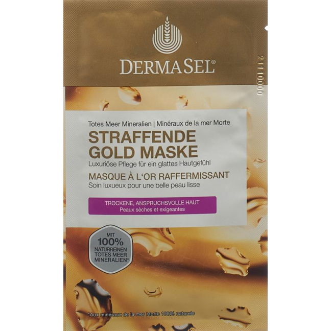 DERMASEL Mask Gold D/F - Premium Face Mask for Rejuvenation