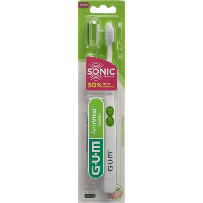 Gum activital sonic schallzahnbürste weiss