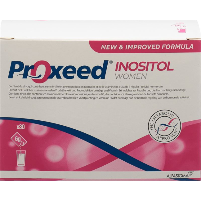 PROXEED Kvinder Inositol 30 Btl 6 g