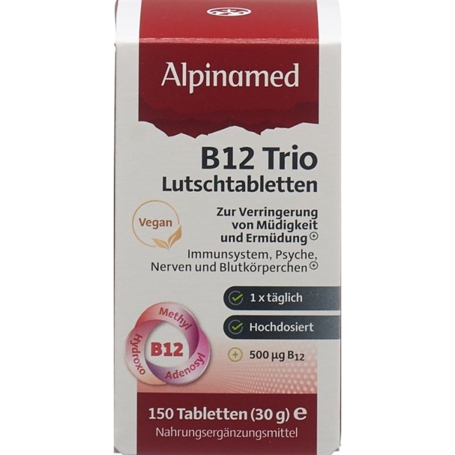 ALPINAMED B12 Trio Tabl Bottle 150 pcs