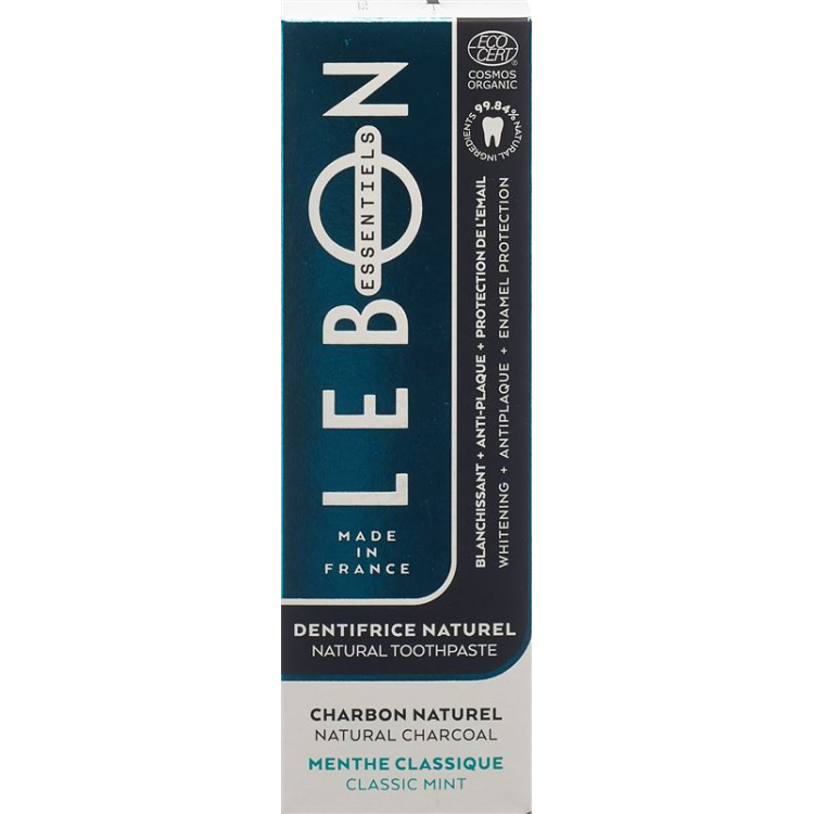 LEBON ESSENTIELS Zahnpasta Minze+Kohle Bio