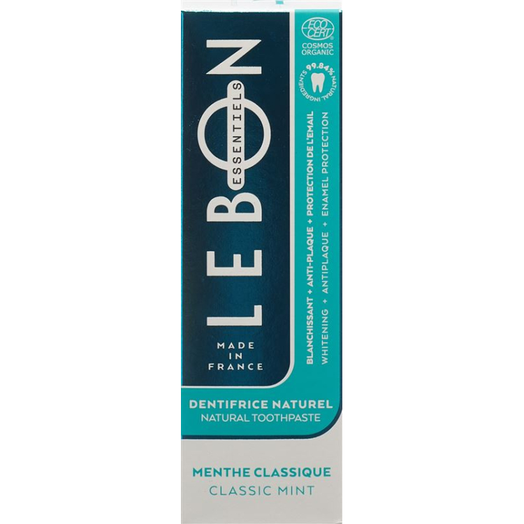 LEBON ESSENTIELS Zahnpasta klass Minze Bio