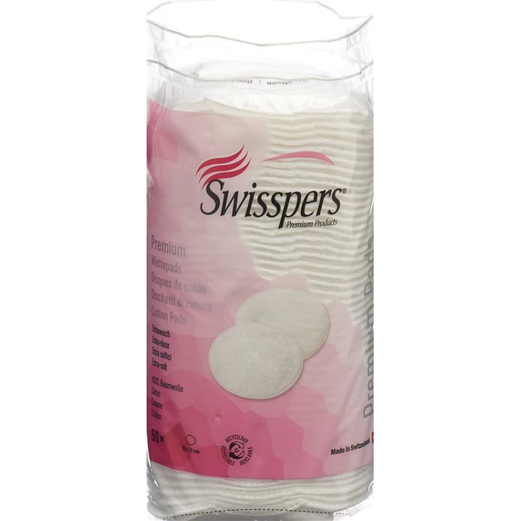 Swisspers Premium Pads بیضی شکل Btl 50 Stk