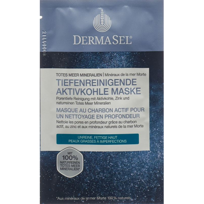 DERMASEL Maske Aktivkohle D/F