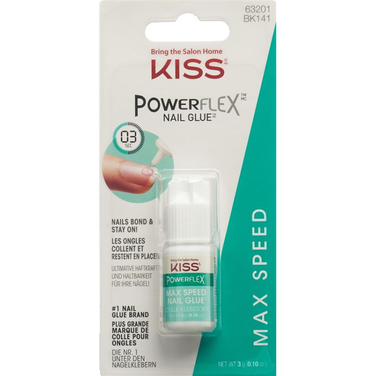 KISS PowerFlex Nail Glue Kecepatan Maksimum