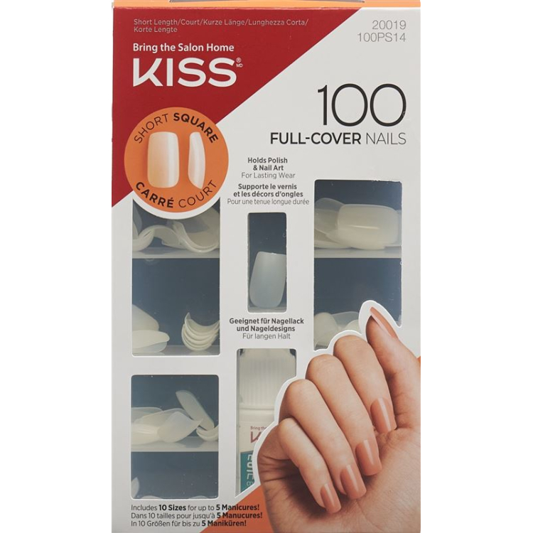 Kiss French Manicure Short Square