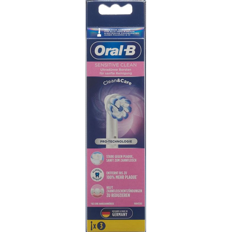 Oral-B Aufsteckbürsten センシティブ クリーン 3 Stk