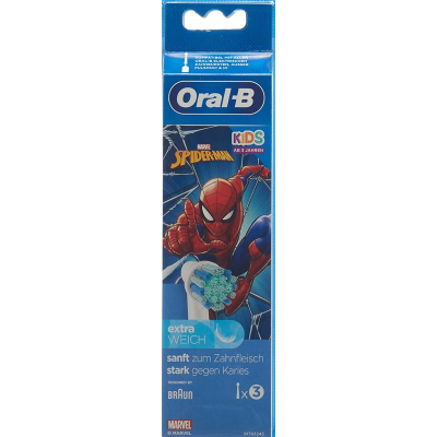 Oral-b aufsteckbursten kids spiderman