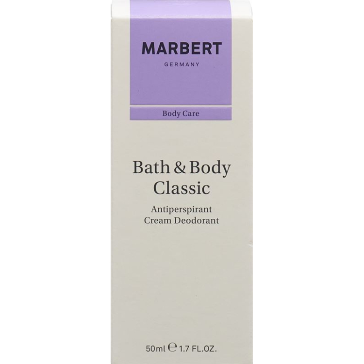 Marbert Bath & Body Classic Anti Perspirant Cream Deodoran