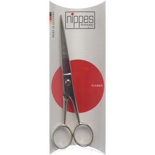 Nippes hairdressing scissors 17 cm nickel-plated