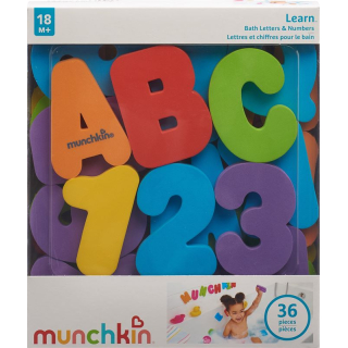 Munchkin Bath Letters & Numbers 36 vnt